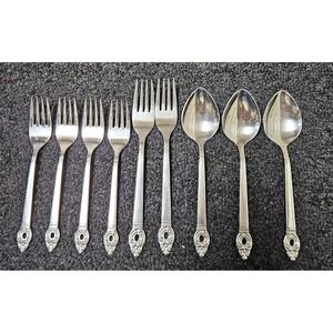 Oneida 1881 Rogers Danish Court Flatware Lot 9 Piece Lot